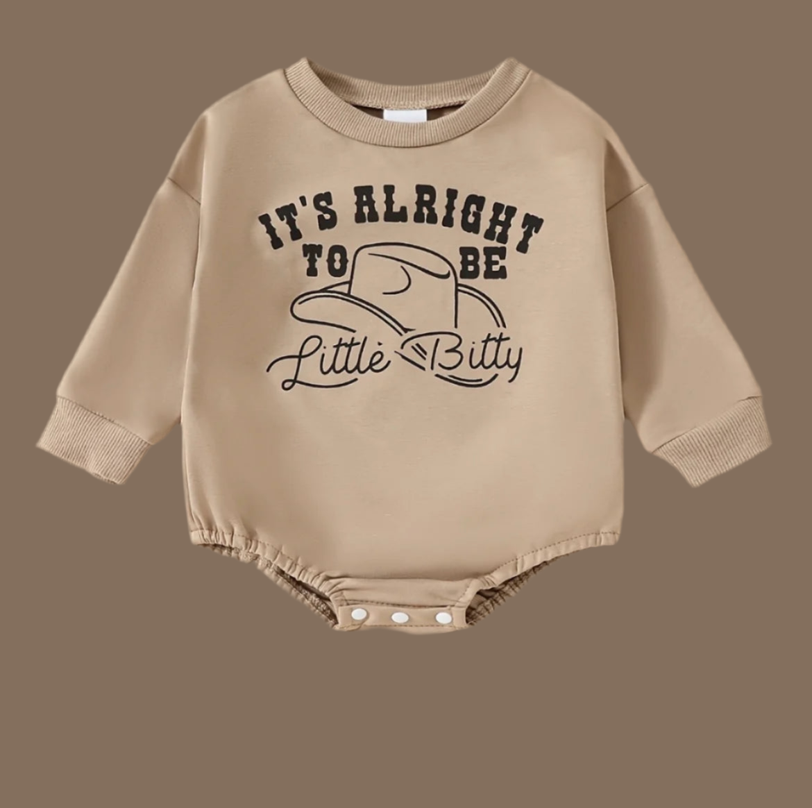 Little Bitty long sleeved romper