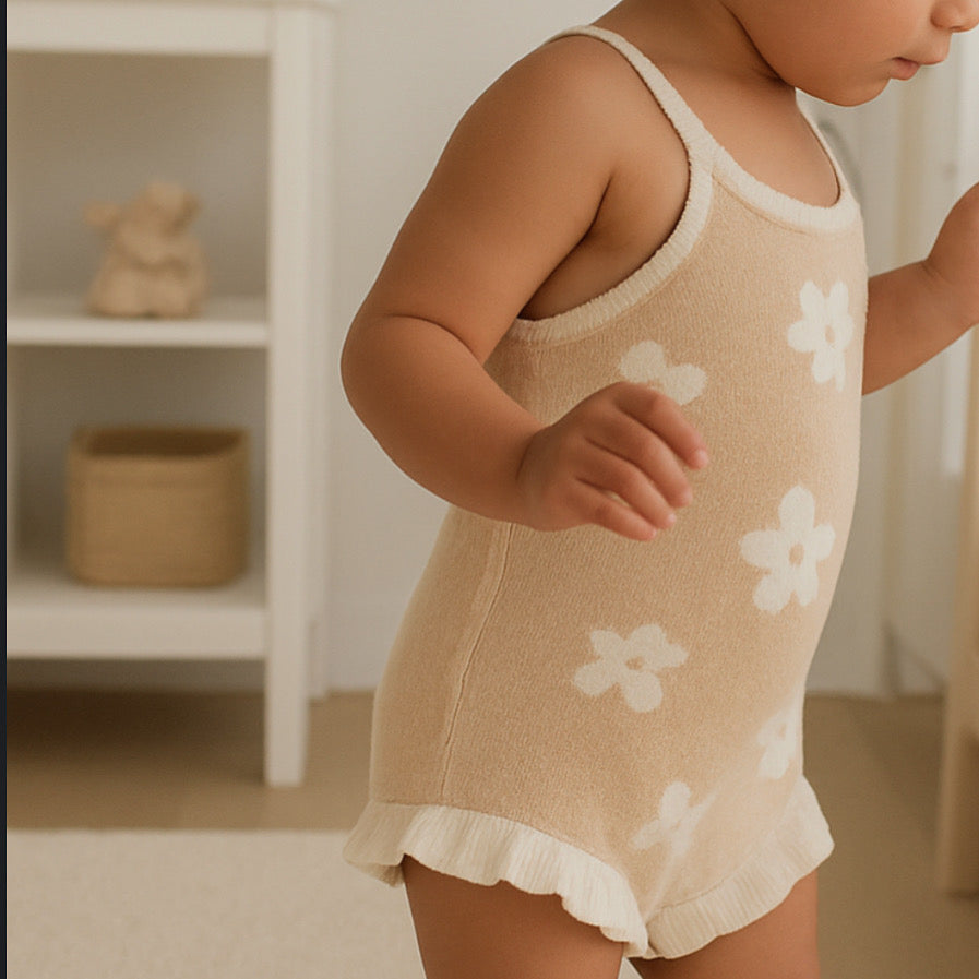Daisy Knit Romper