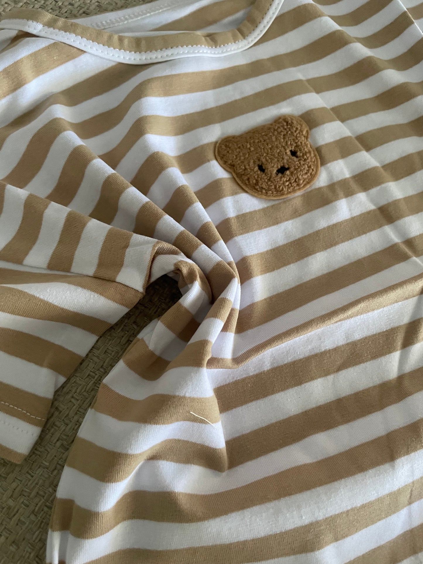 Stripey knit oversized Tee