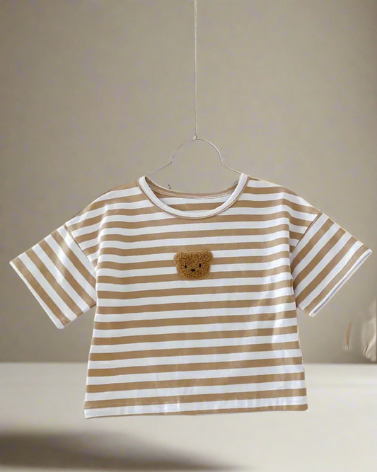 Stripey knit oversized Tee