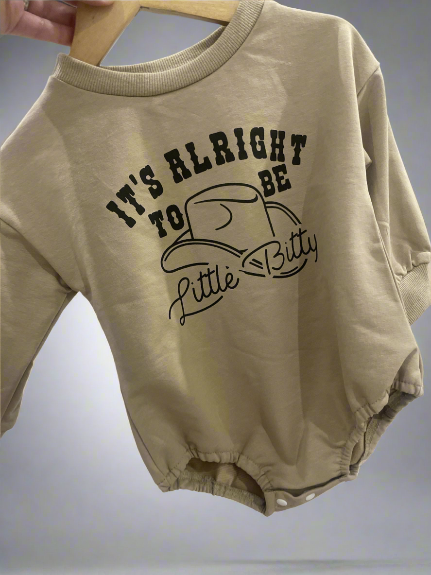 Little Bitty long sleeved romper