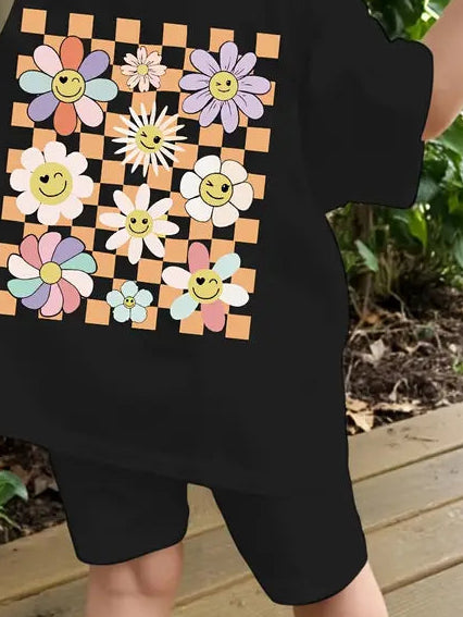 Rainbow Flower Two-piece set